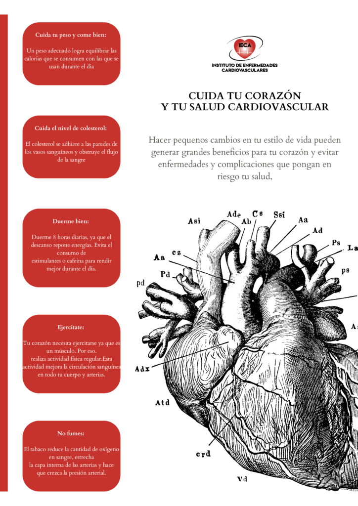 Pequeños cambios para cuidar tu corazón. Infografía